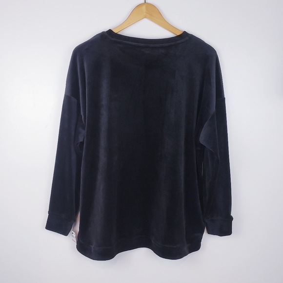 Ideology Womens Black Fitness Workout Pullover - Picture 3 of 3